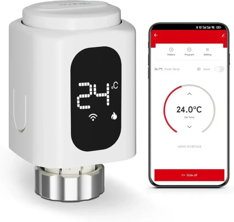 ECOBAY WIFI Радиаторен термостат, управление чрез приложение