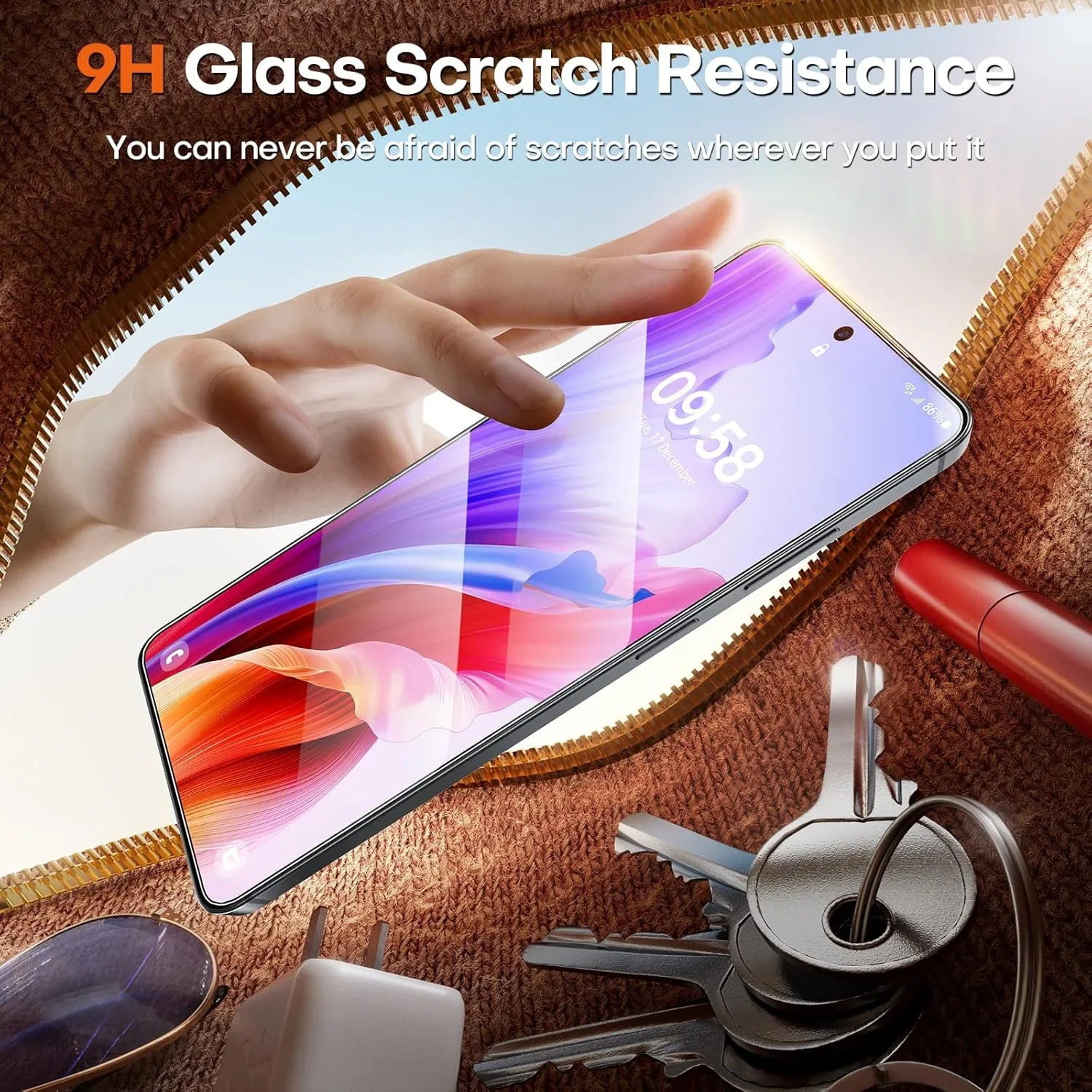 TOCOL 2 бр. протектор за екран за Samsung Galaxy S26 Plus 6.7 инча, незабавен монтаж, 9H+ — снимка 5