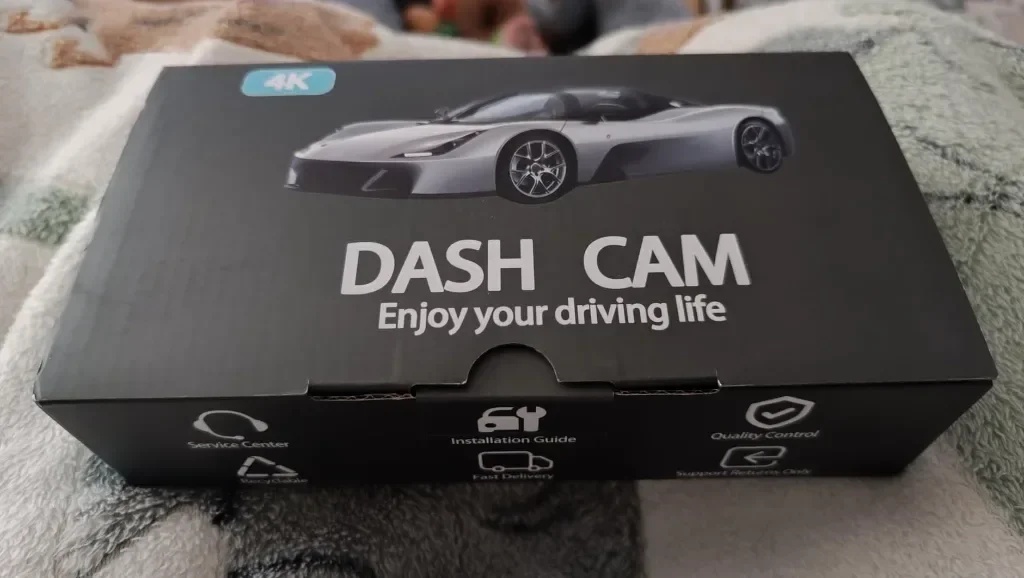 Камера за автомобил отпред и отзад, 4K + 1080P двойна камера, карта 64GB, 5GHz WiFi — снимка 9