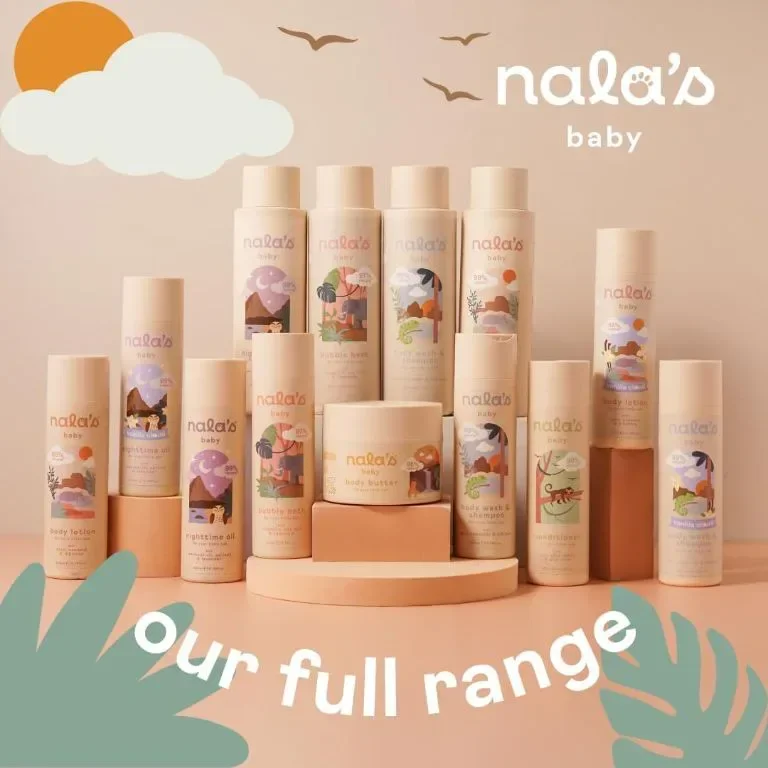 Nalas Baby Бебешки комплект шампоан, лосион, пяна за вана, балсам, масло за тяло с чанта — снимка 4
