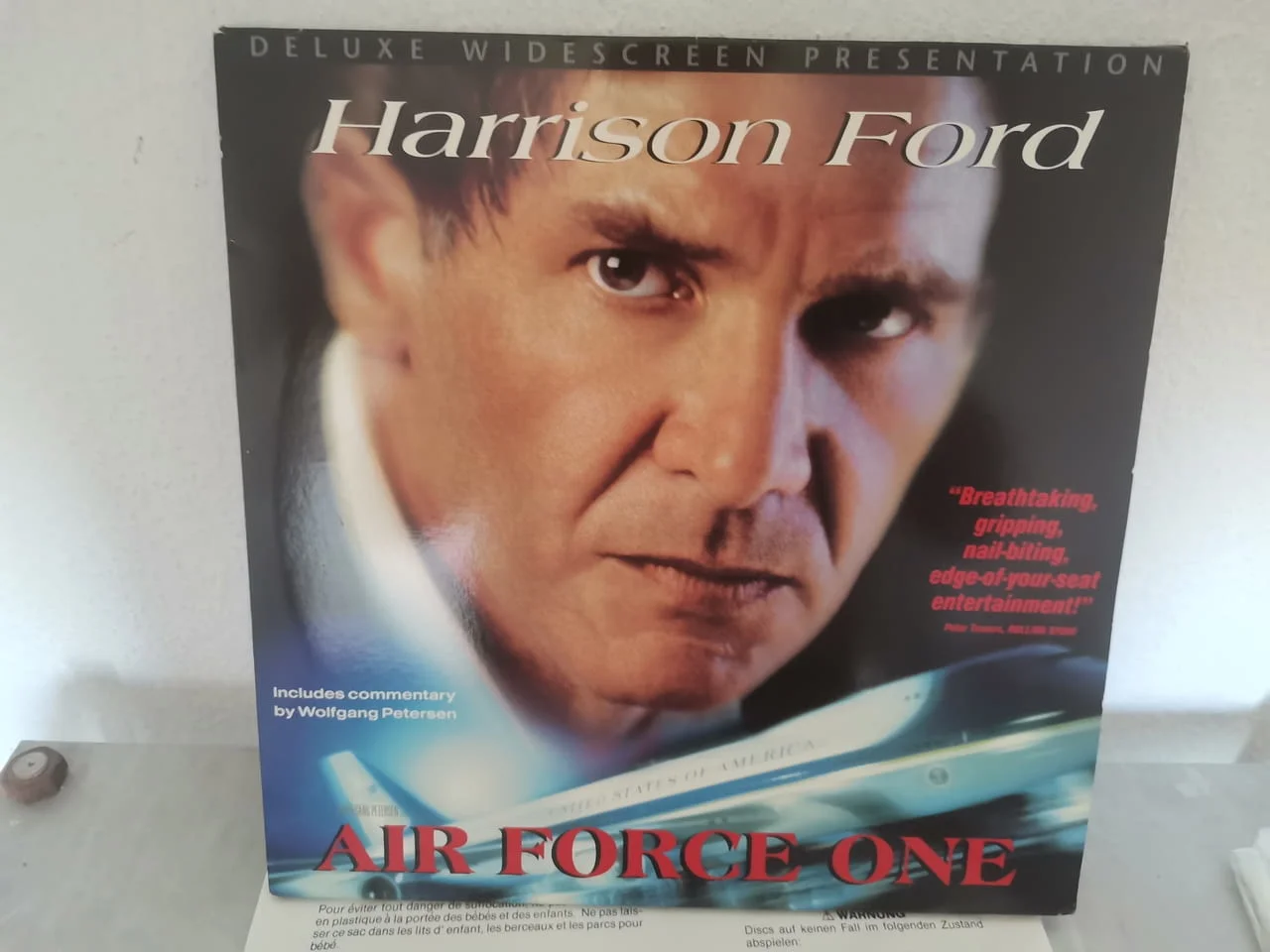 Air Force One - Harrison Ford - Laserdisk — снимка 3