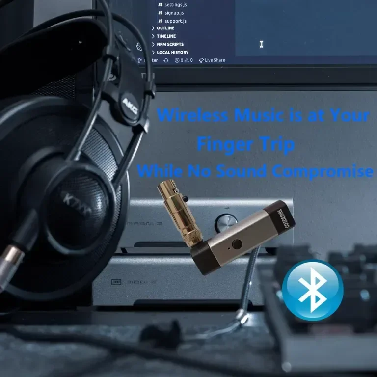 COSDESIRE Bluetooth адаптер и заместител на кабела за AKG K240, K240S, K240MK II, Q701, K702, K141 — снимка 2