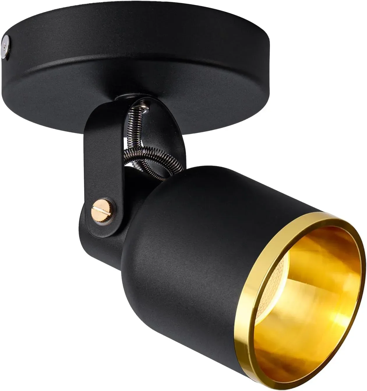 Aisilan LED димируем спот за таван/стена 9W 3000K, ъгъл 30°, златист