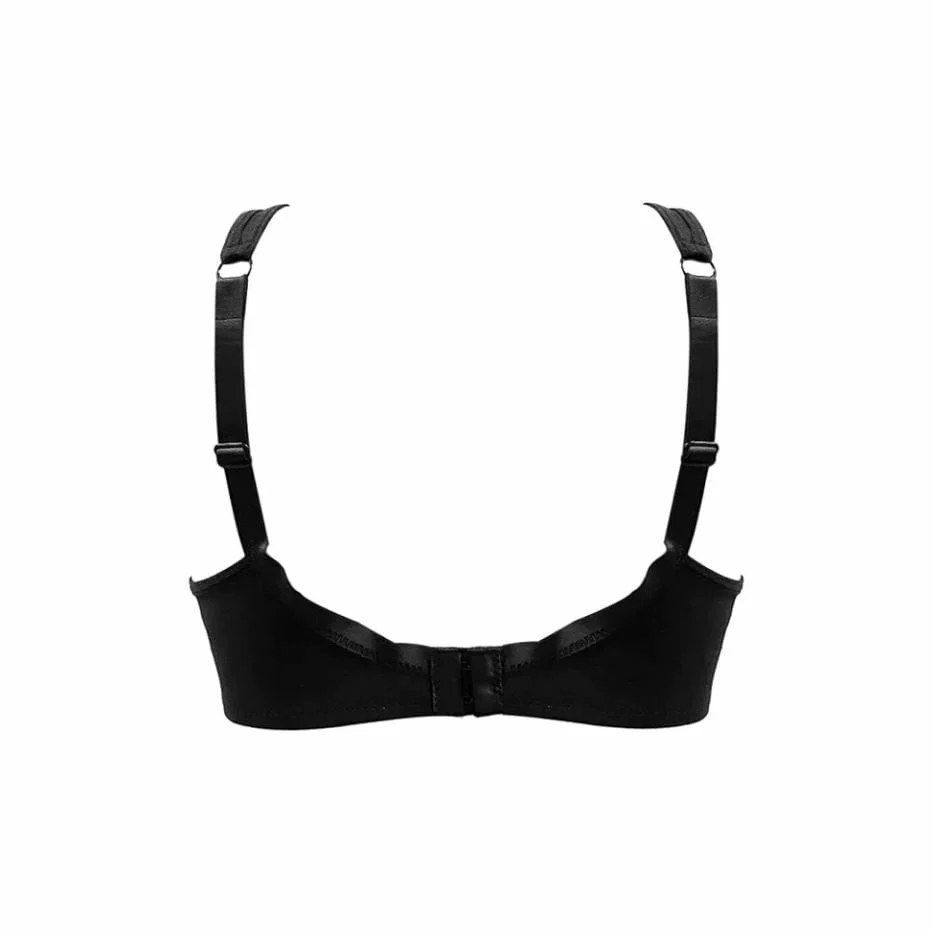 Love and bra 75C, 80C, 85C, 90C, 95C италиански черни сутиени меки чашки с банели сутиени без подплата — снимка 3
