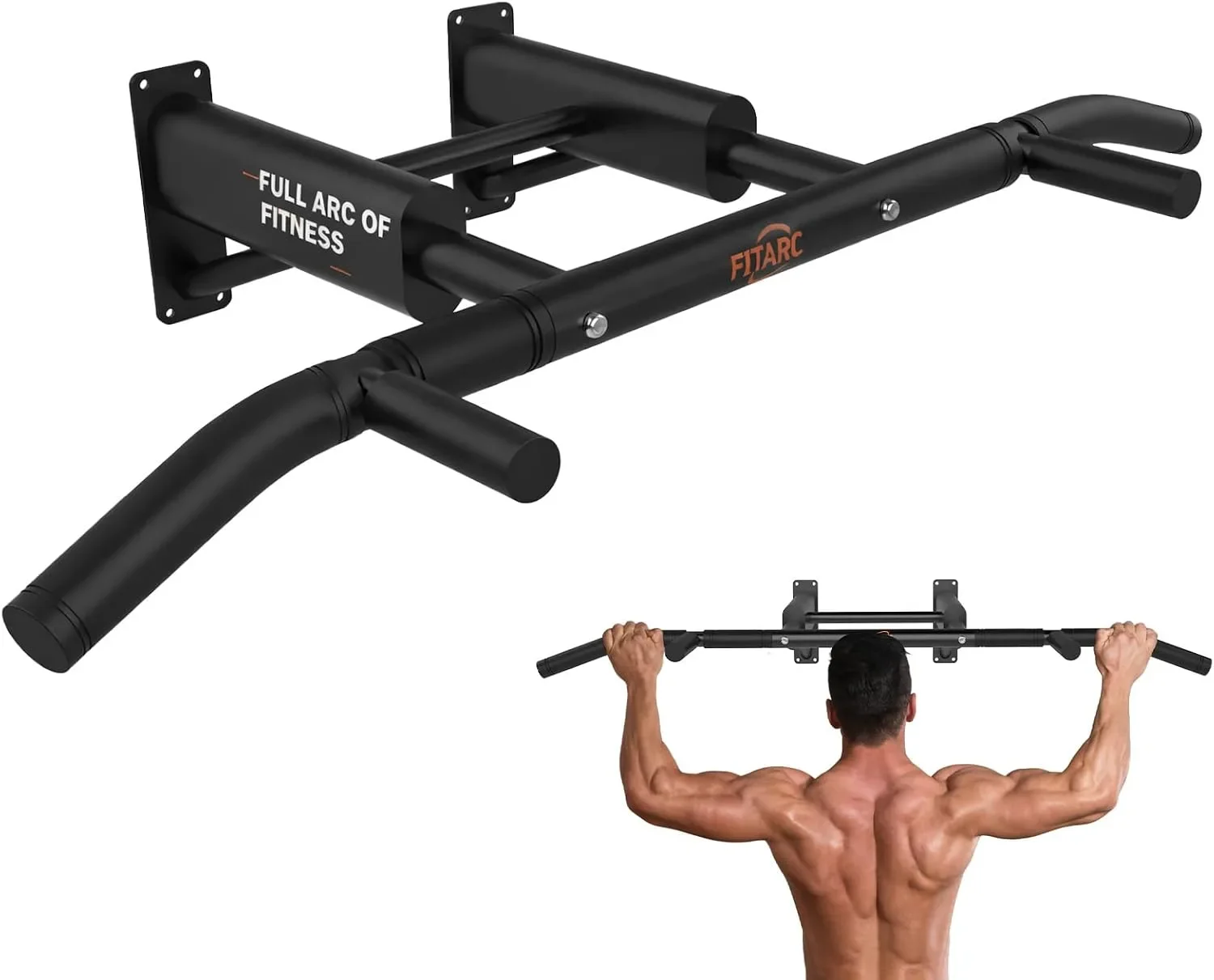 Щанга за набирания (pull-up bar) FITARC за стенен монтаж, до 200 кг