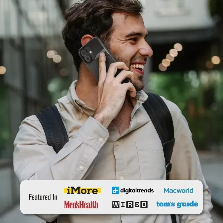 Калъф с портфейл VENA vCommute за iPhone 16 Pro, държач за карти с кожен капак и стойка - черен — снимка 6