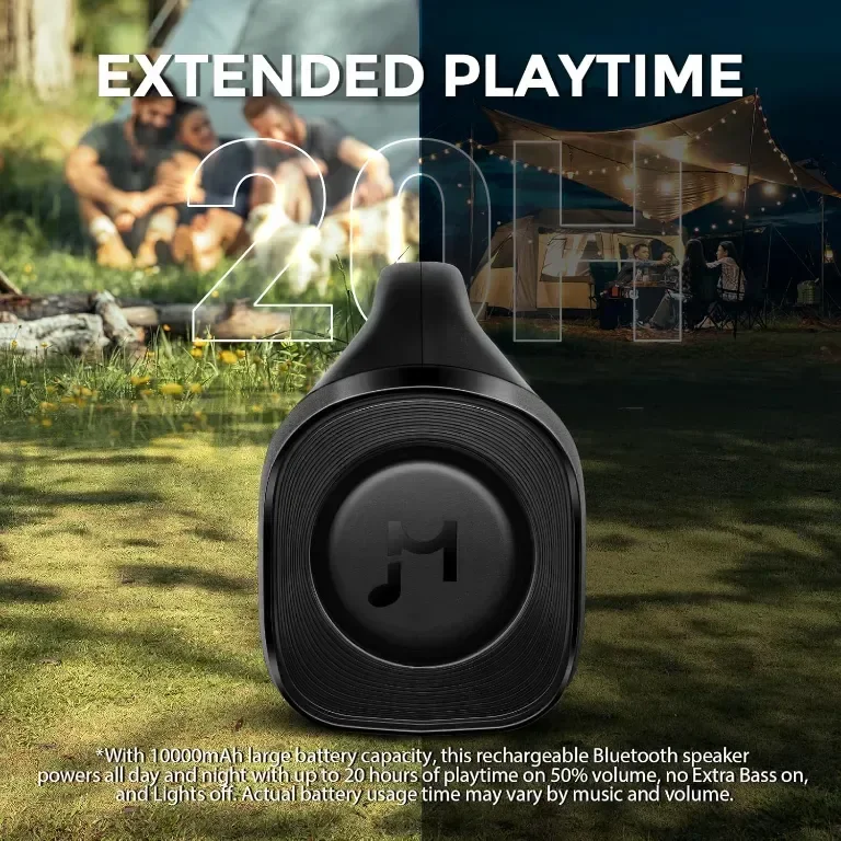 Bluetooth високоговорител TMECTO, 70 W, със стерео сдвояване/AUX/USB/Високоговорител, IPX7 — снимка 6