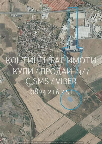 Код 63223. Поземлен имот 6 дка, в непосредствена близост до парцели с променен статут за производств — снимка 3