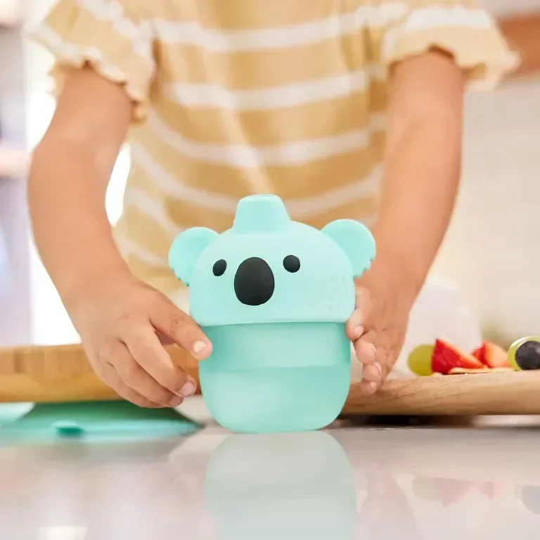 Munchkin 3D Koala Soft-Touch Spill-Proof Sippy Cup, 240 мл. BPA-Free преходна чаша за малки деца — снимка 5