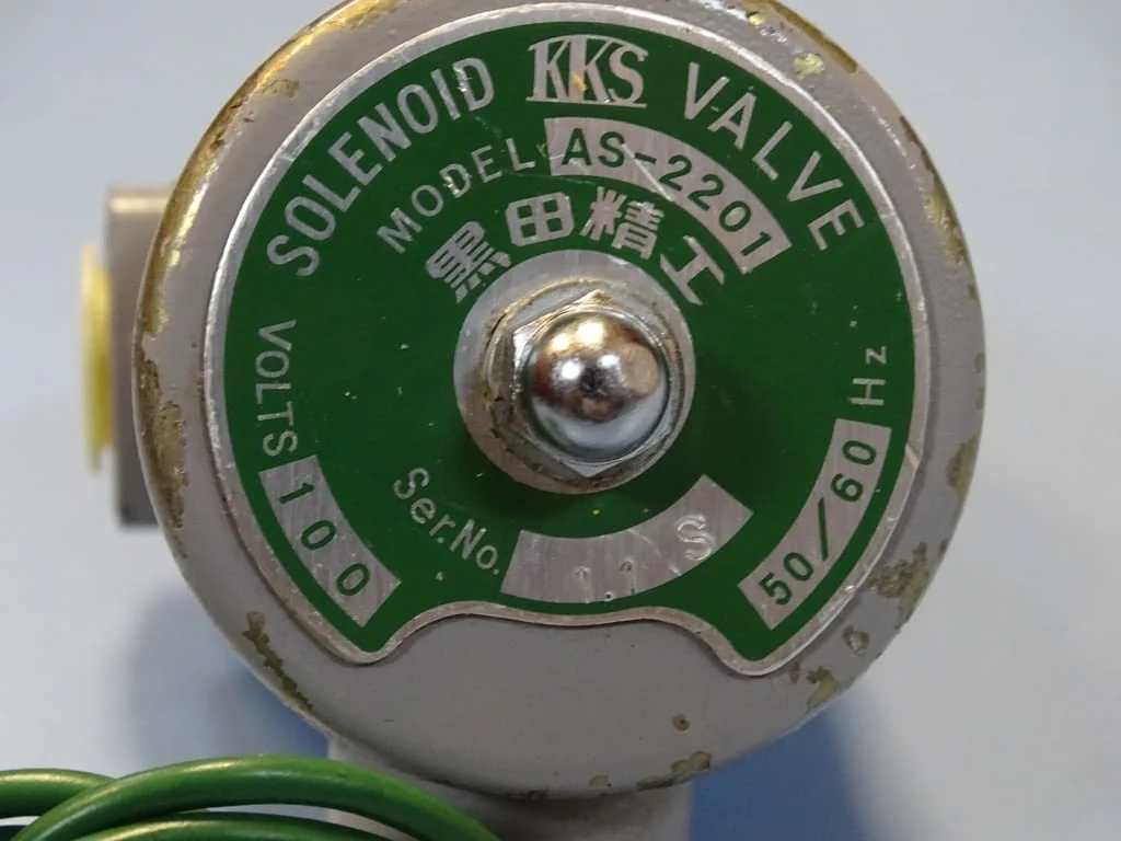 Магнет вентил Kuroda KKS AS-22-01 Solenoid Valve 100VAC — снимка 3