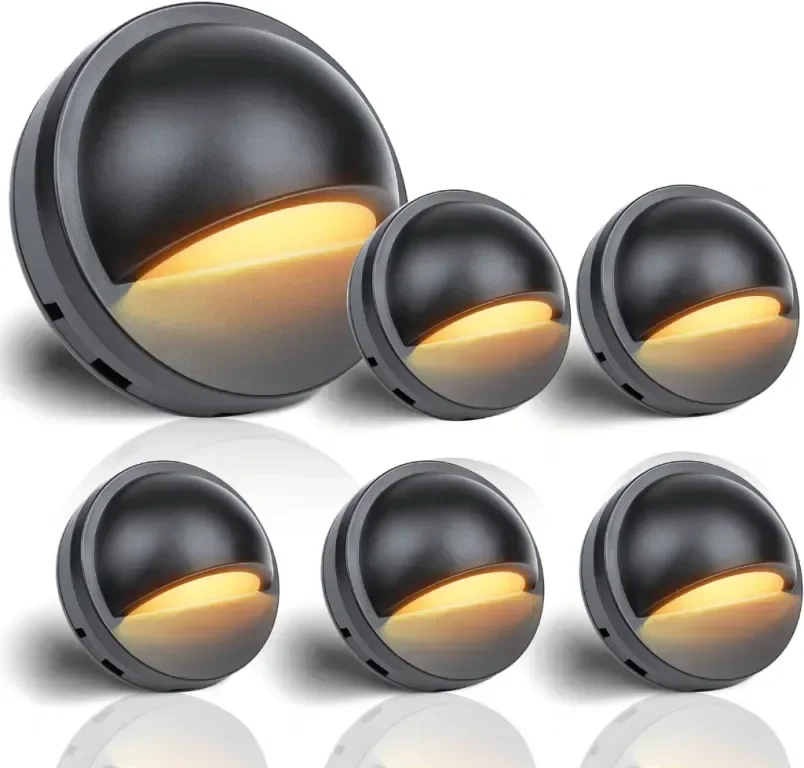 HIBOITEC LED палубни светлини за ниско напрежение с трансформатор,димируеми,2,5W 6 бр. 18 LED, IP67