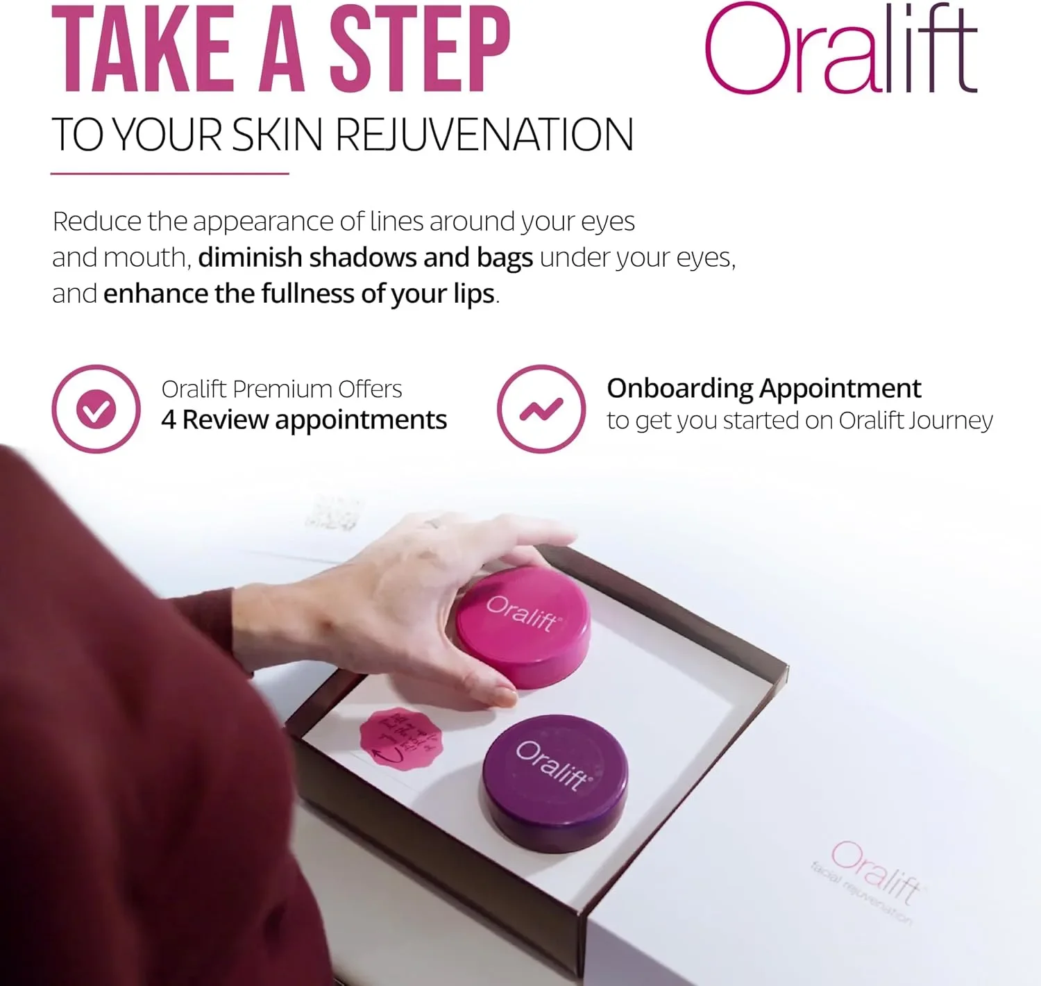 Oralift Premium – лифтинг устройство за лице против стареене (Touch Test комплект) — снимка 9