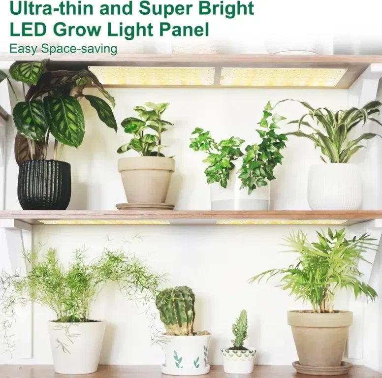 GERYLOVE Grow Light, 540 LEDs Пълен спектър за стайни растения с таймер, 9 вида яркост (4 бр) — снимка 2