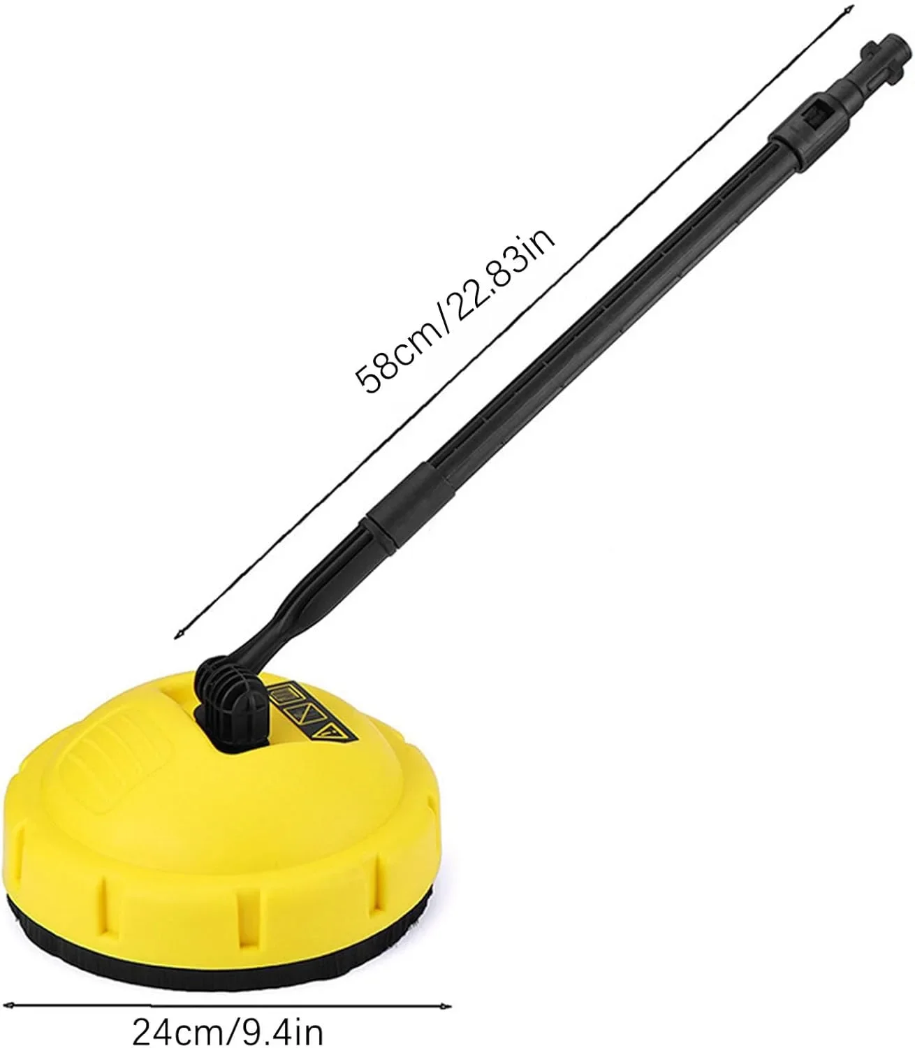 Ротационна приставка за водоструйка Karcher – за почистване на тераса и двор, 58 см — снимка 2
