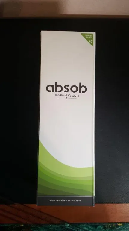absob Безжична ръчна прахосмукачка за кола, USB акумулаторна мощна преносима лека мини （AB108WH） — снимка 6