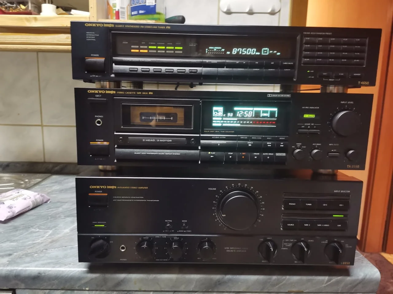 Onkyo Integra A 8650, TA 2550, T 4650 — снимка 9