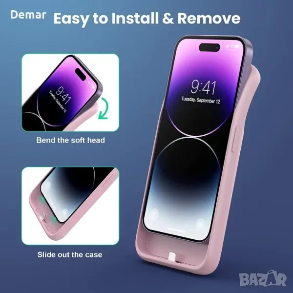 Калъф с батерия Feob за iPhone 14 , 14 Pro — снимка 5