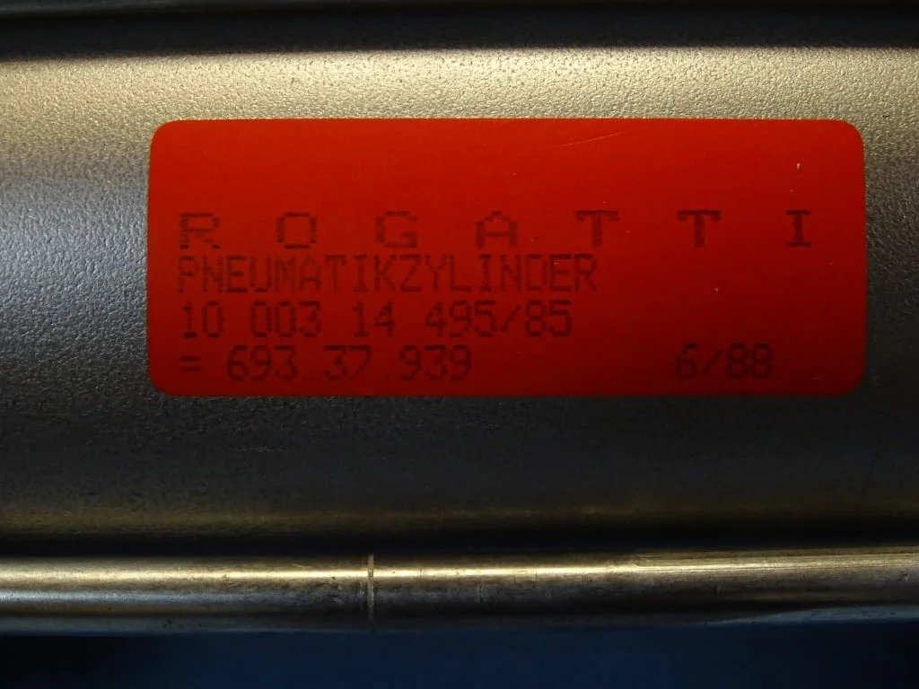 Пневматичен цилиндър ROGATTI pneumatic cylinder 6-10Bar — снимка 3