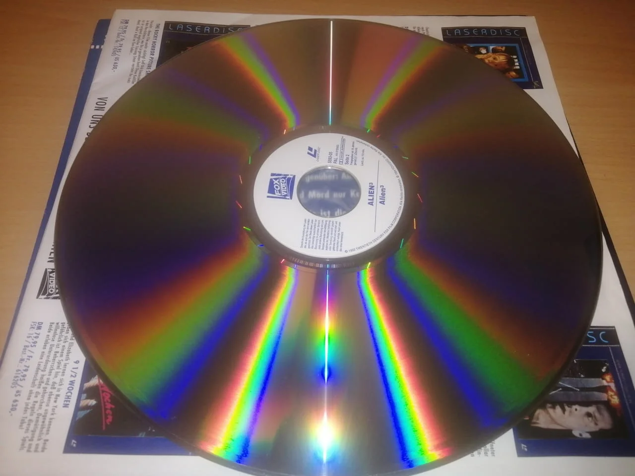 ALIEN 3 PAL Deutsch Laserdisc — снимка 5