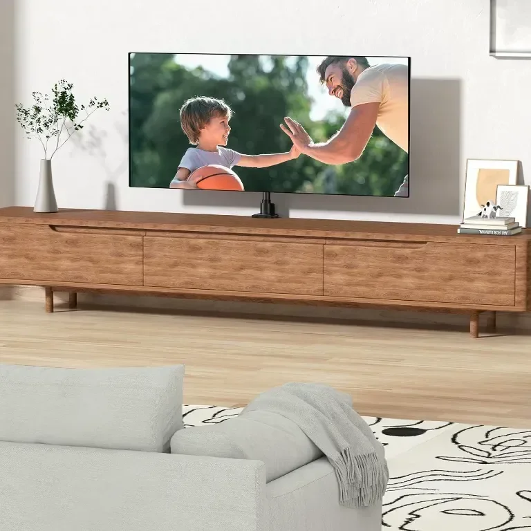 Ултрашироко рамо за монитор 27-57'' -Алуминий, VESA75/100/200 мм,Черен — снимка 7