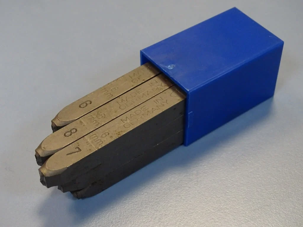 Шлосерски цифри за набиване Gravurem-S 6 mm, 3 mm, 2 mm 58-61 HRC — снимка 3