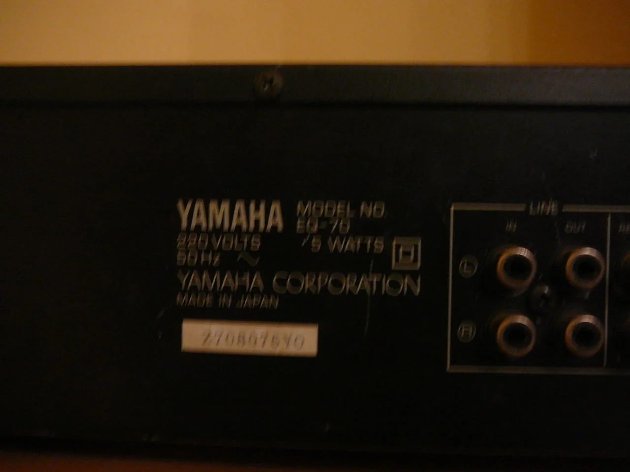 Yamaha eq-70 — снимка 7