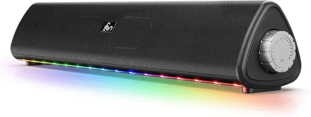 SOMEYOU Bluetooth високоговорител за компютър, 20 W стерео звук, 3,5 mm Aux-in