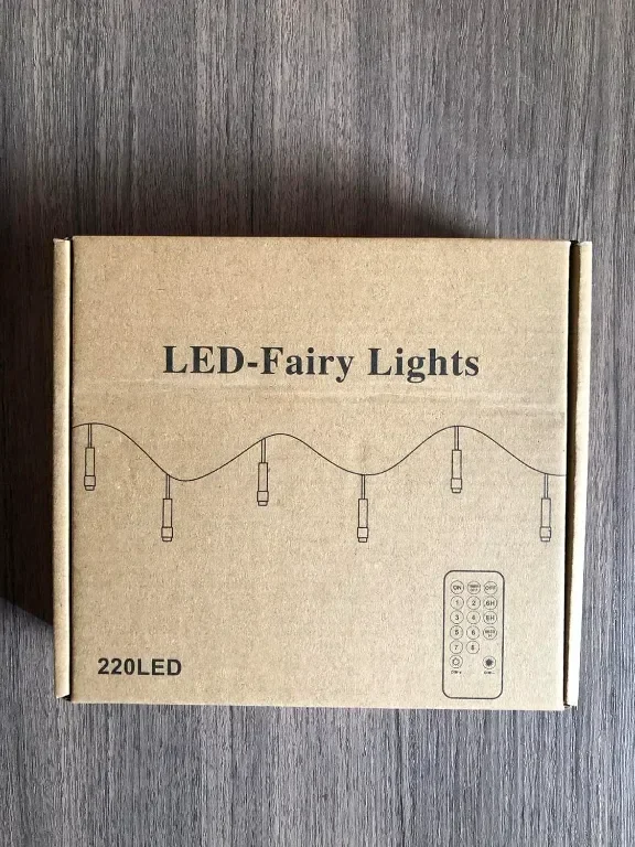 Realky коледни лампички, 29.2 м, 220 LED водоустойчиви, с 8 режима, дистанционно, топло бяло — снимка 8