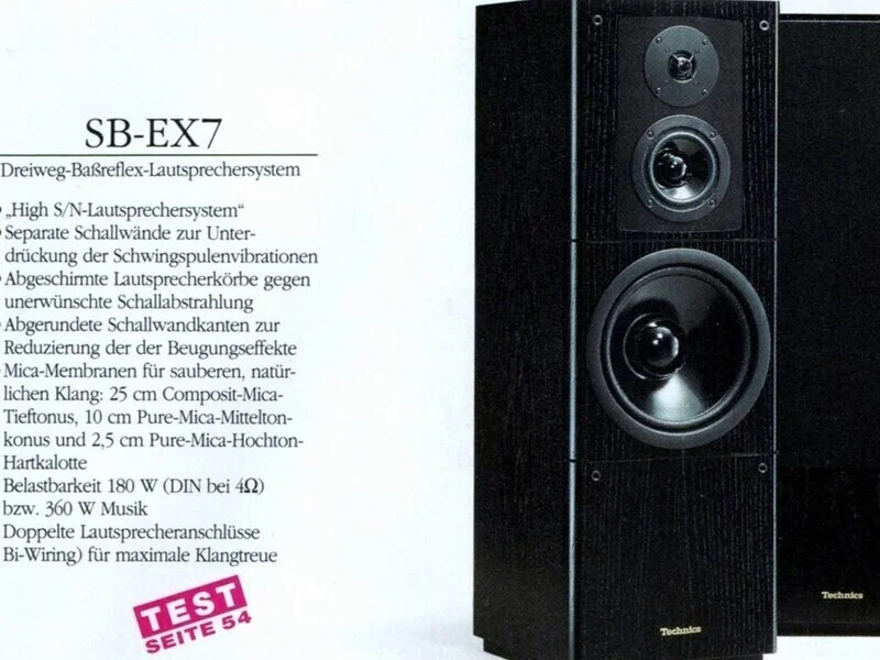 Тонколони Technics SB-EX7 Vintage — снимка 4