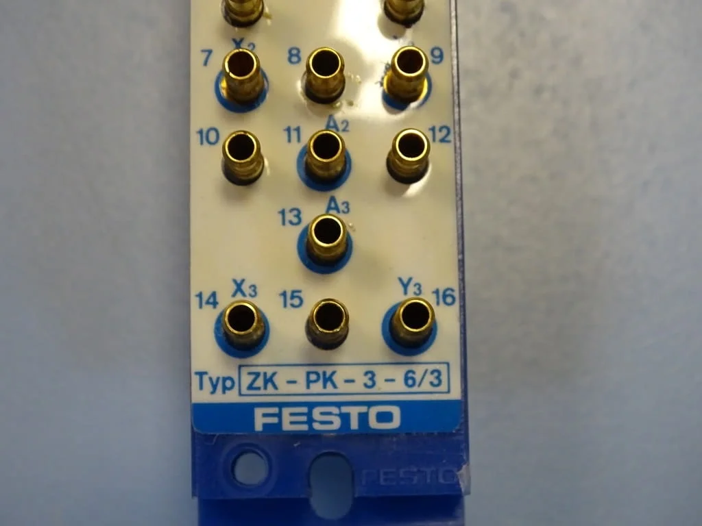 Пневматичен блок Festo ZK-PK-3-6/3 4204 Block Pneumatic Logic Valve — снимка 6