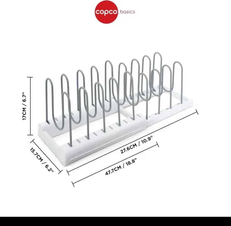 COPCO COPLIDSTORE Пластмасов органайзер за съхранение с разтегателен капак — снимка 3