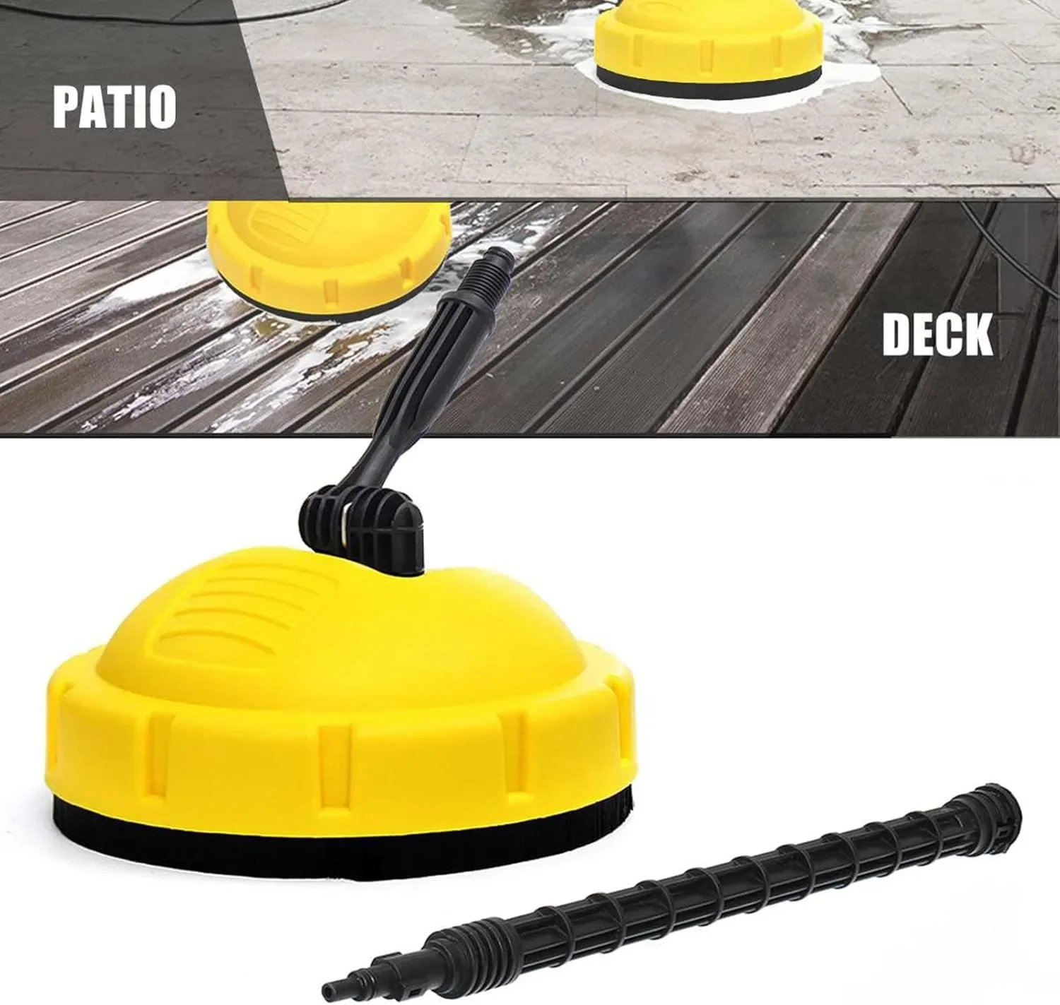 Ротационна приставка за водоструйка Karcher – за почистване на тераса и двор, 58 см — снимка 5