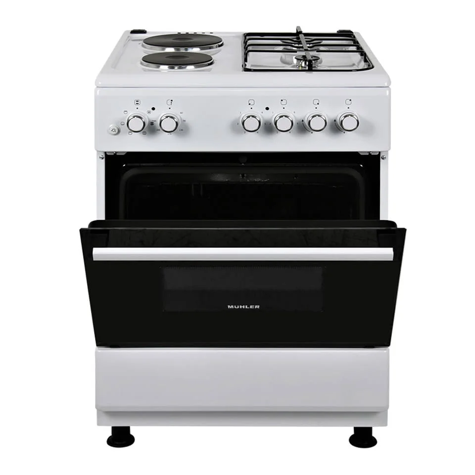 Голяма готварска печка Muhler ELC-600G, 2Г+2Е — снимка 2