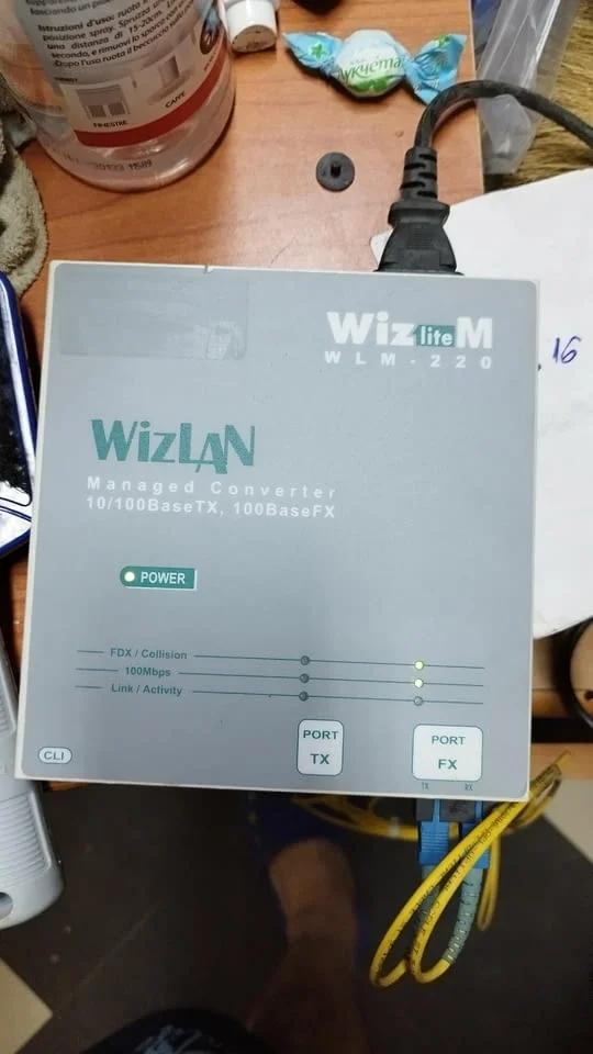 Wizlan - WLM-220 преобразувател на оптичен сигнал - влакна - конвертор — снимка 7