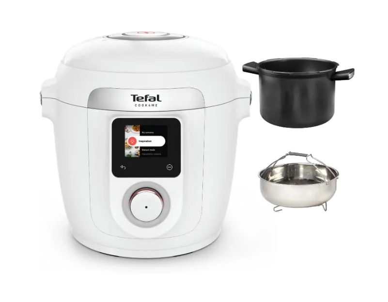 Мултикукър, Tefal CY9621F2 Epc Cook4Me 10In1 W/O Grid Wht