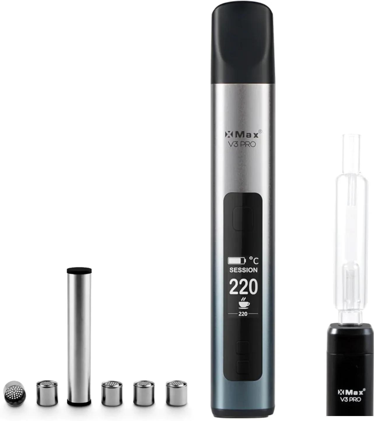XMax V3 Pro Premium изпарител 3-в-1 за билки и концентрати