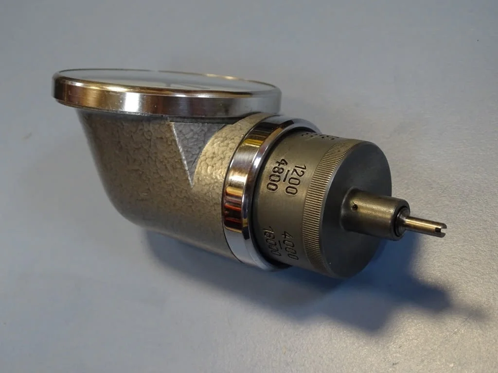 Оборотометър механичен VEB Hand-Tachometer Hmin-1 — снимка 6