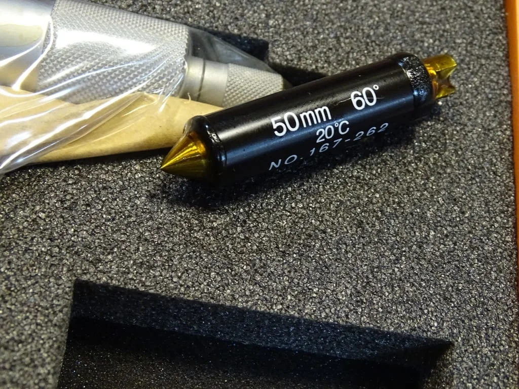 Микрометър резбомер Mitutoyo 126-127 (TMC-75) 50-75 mm — снимка 7