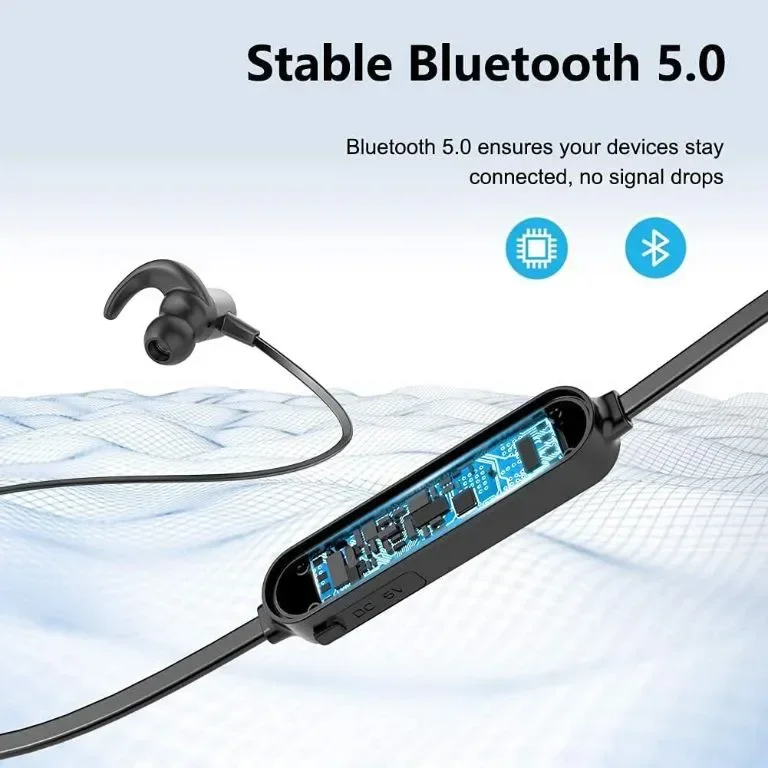 UXD Bluetooth слушалки, с микрофон CVC8.0, 20 часа възпроизвеждане, IPX7 — снимка 4