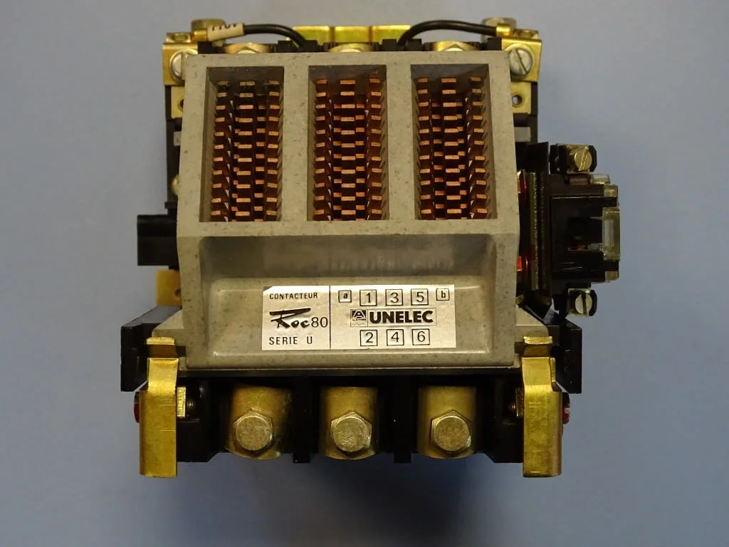 Контактор UNELEC ROC 80U(UTE C63-110) contactor 63A 110V — снимка 6