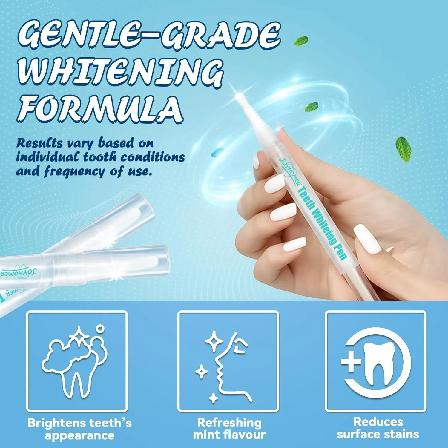 Писалка за избелване на зъби с гел Joyhomer Teeth Whitening Pen – 2 броя — снимка 5