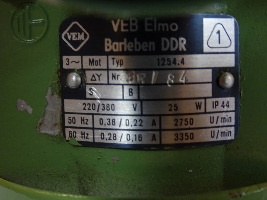 Ел. двигател VEB VEM /380V — снимка 4
