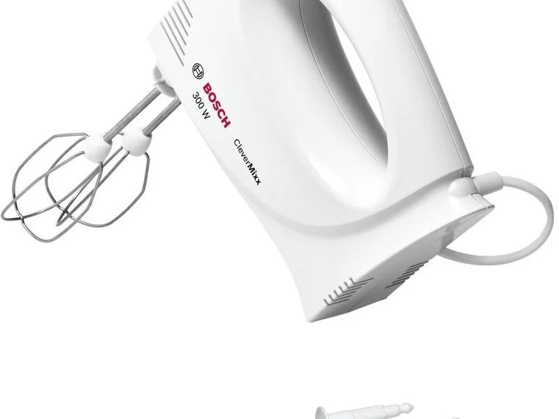 Миксер, Bosch MFQ3010 Hand mixer, 300 W, 2 speed settings plus turbo function, White