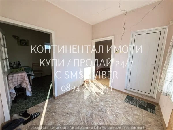 Код 63194. Едноетажна тухлена къща 50м2 с огромен двор(1600м2./1370м2.по скица) и плодороден, с разл — снимка 5