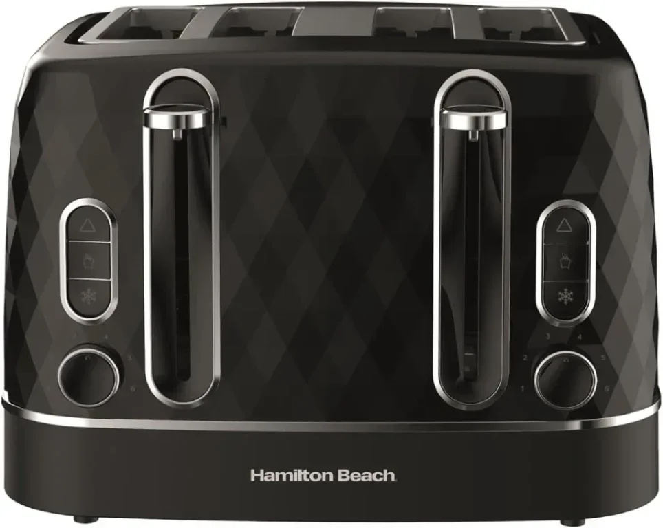 Тостер Hamilton Beach 4 филии, 2300 W, 6 контрола за изпичане,HBT3221B