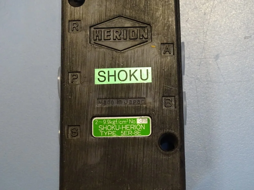Пневматичен разпределител SHOKU-HERION 5ER-8E solenoid valve 100VAC — снимка 9