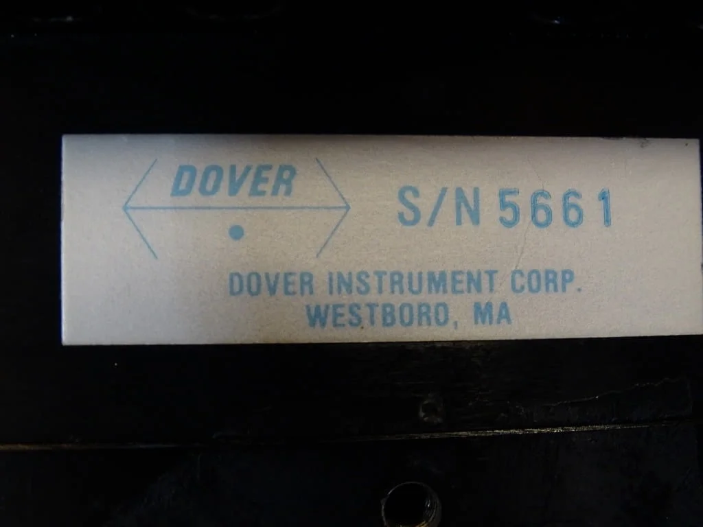 Прецизна направляваща Dover Instrument Precission Linear Plate s/n 5661 — снимка 5