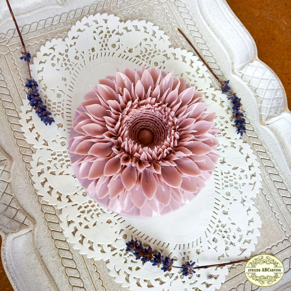 Декоративни цветя от ароматен сапун ръчна изработка подходящи за подарък за 8ми март — снимка 2