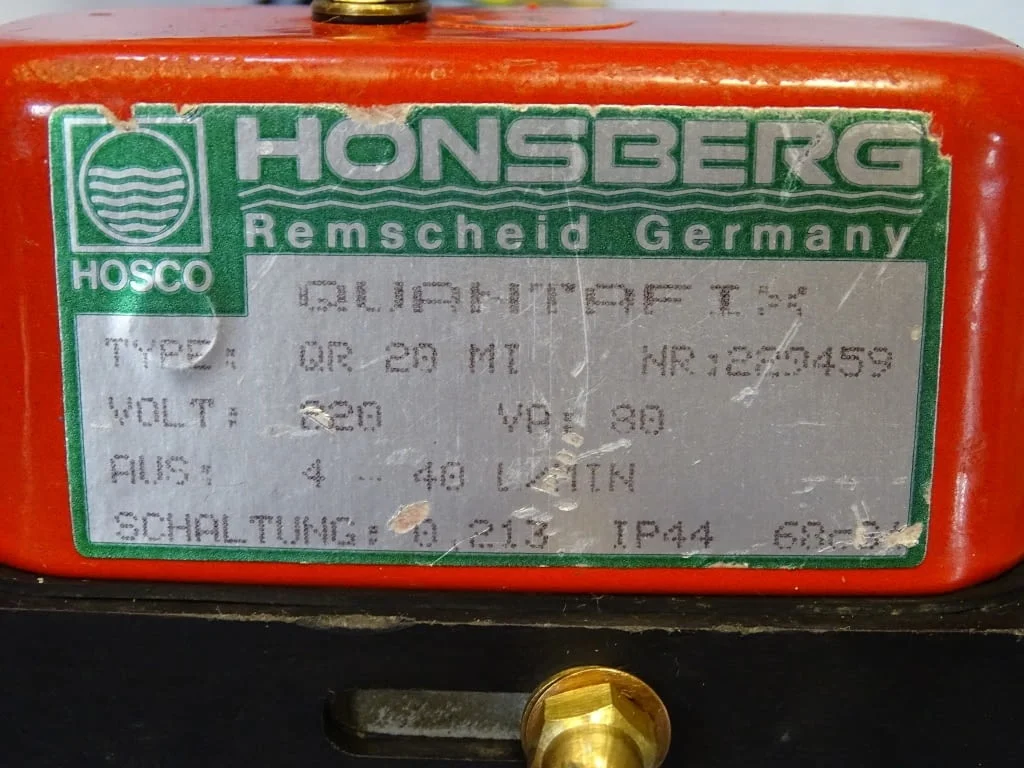 Датчик за дебит Hosco Honsberg QR 20 MI Flow Switch DN20/PN60 — снимка 9