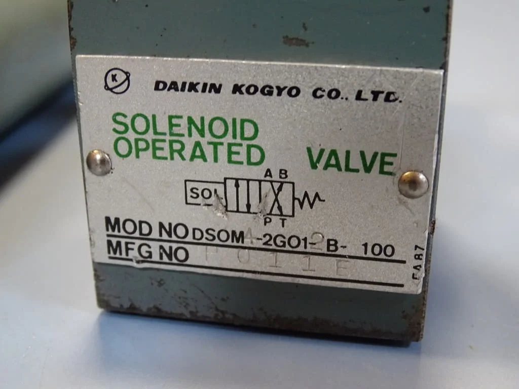 Хидравличен разпределител Daikin DSOM4-2G012N-100 solenoid valve 100V — снимка 3